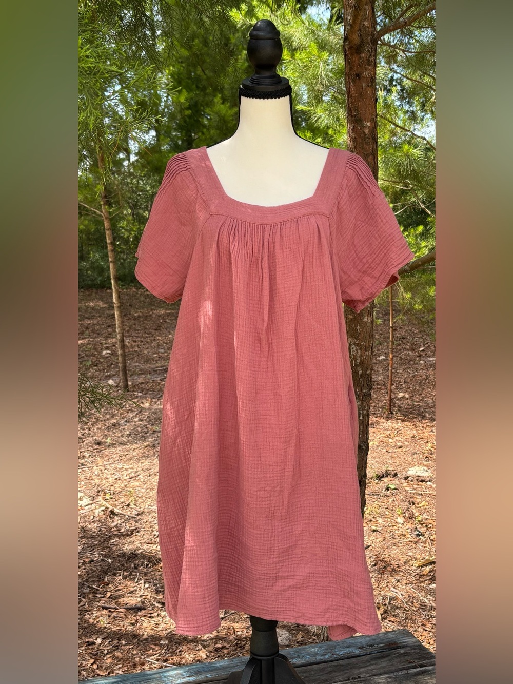 Madewell Dusty Rose Mini Dress